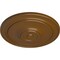 Ekena Millwork Classic Ceiling Medallion (For Canopies up to 5 1/2"), Hnd-Painted Smokey Topaz, 21 7/8"OD x 2 3/8"P CM22CLSTF - alternate 3